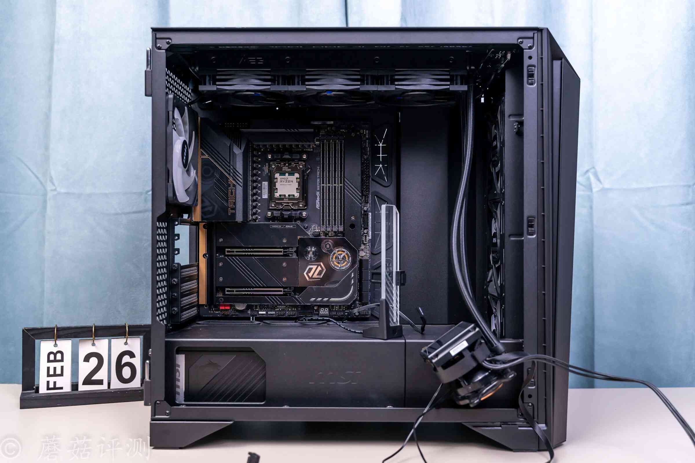 华擎太极X670E主板评测：供电系统毫无波澜，轻松稳定输出180W