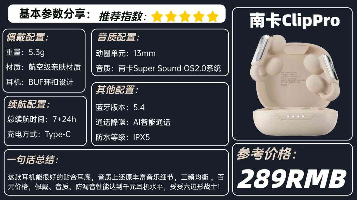 华为、南卡、荣耀耳夹式耳机全方位测评：性能对比与使用体验解析